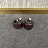 Enamel Candy Color C - Huggie Earrings - floysun