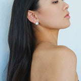 Engraved Brushed Square Filigree Stud Earrings - floysun