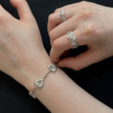 Engraved Lace Edge Ring – Brushed 925 Sterling Silver - floysun