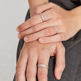 Engraved Series Brushed Texture Ring - floysun