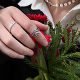 Engraved Series Brushed Texture Ring - floysun