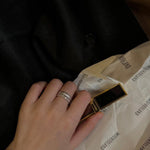 Engraved Series Brushed Texture Ring - floysun
