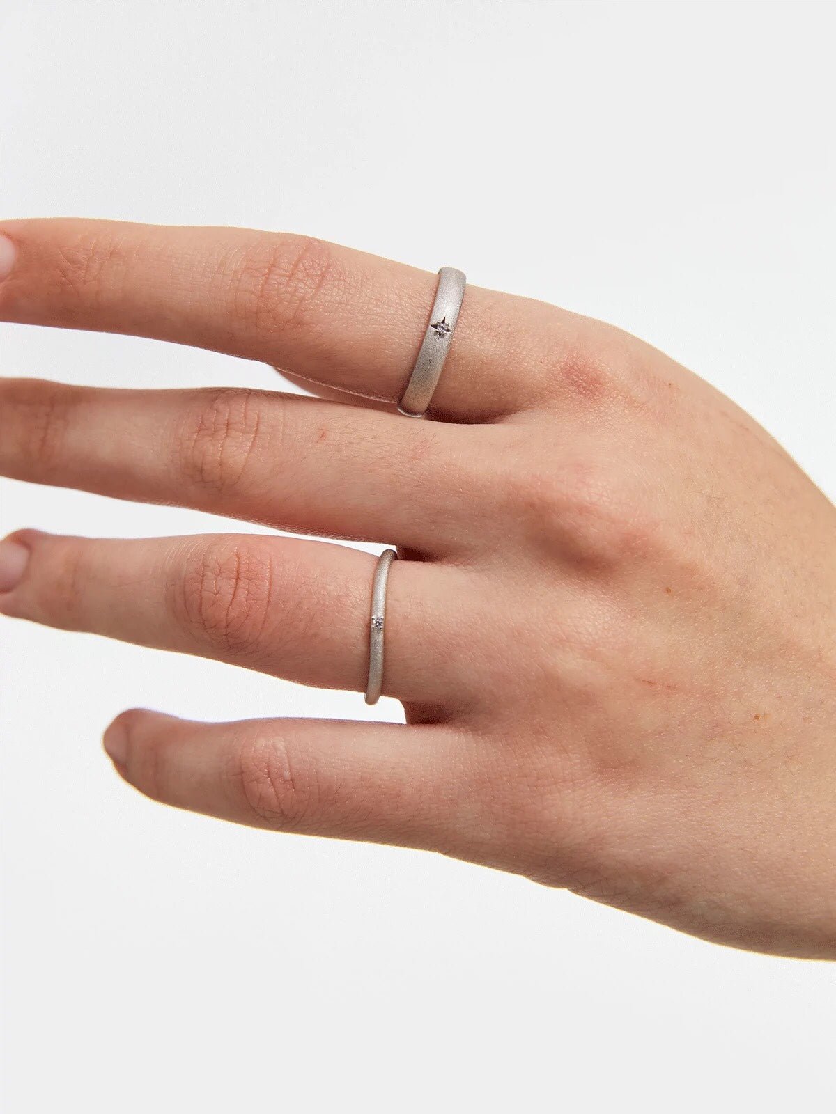 Engraved Series Brushed Texture Ring - floysun
