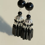 Ethnic Agate Tassel Earrings Traditional Meets Modern - floysun
