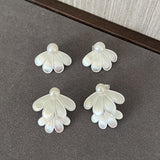 Ethnic Style Double Soma Flowers Pearl Earrings - floysun
