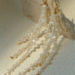 Extra - Long Irregular Pearl Drop Earrings – Ocean - Inspired Elegance - floysun