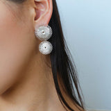 Flora Solaris Whisper Earrings – Double Bloom Edition - floysun