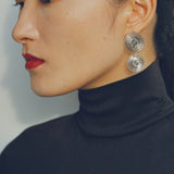 Flora Solaris Whisper Earrings – Double Bloom Edition - floysun
