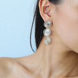 Flora Solaris Whisper Earrings – Triple Bloom Edition - floysun