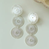 Flora Solaris Whisper Earrings – Triple Bloom Edition - floysun