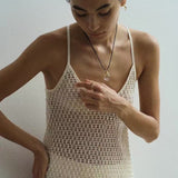 Flowing White Crystal Necklace Adjustable Wax Cord Design - floysun