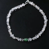 Forest Whisper Clear Quartz & Green Aventurine Necklace - floysun