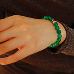 Fortune Flow Green Agate Bracelet - floysun