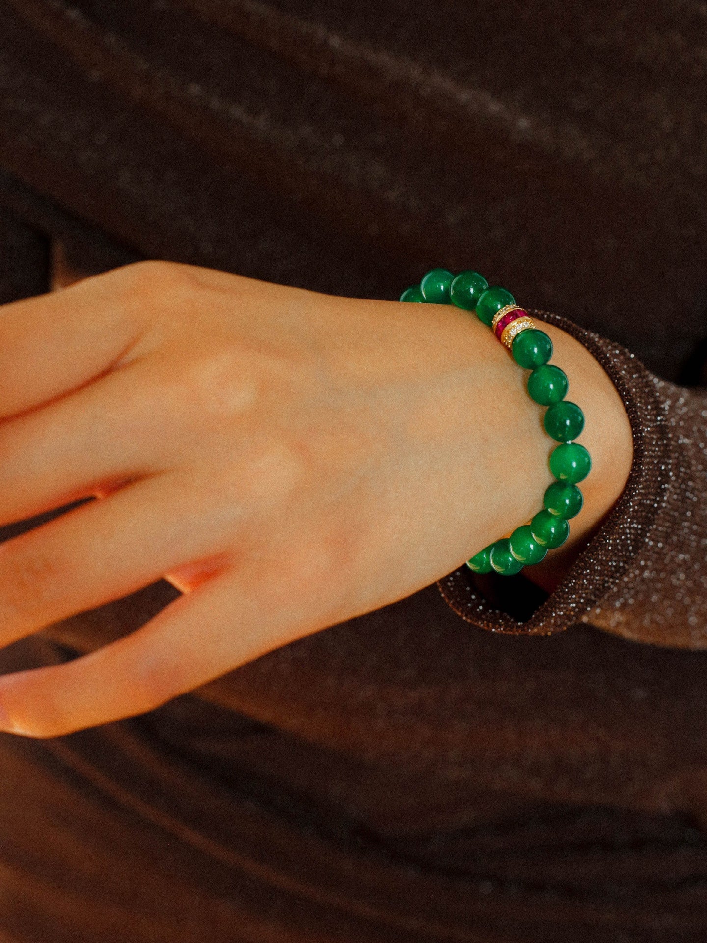 Fortune Flow Green Agate Bracelet - floysun