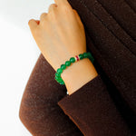 Fortune Flow Green Agate Bracelet - floysun