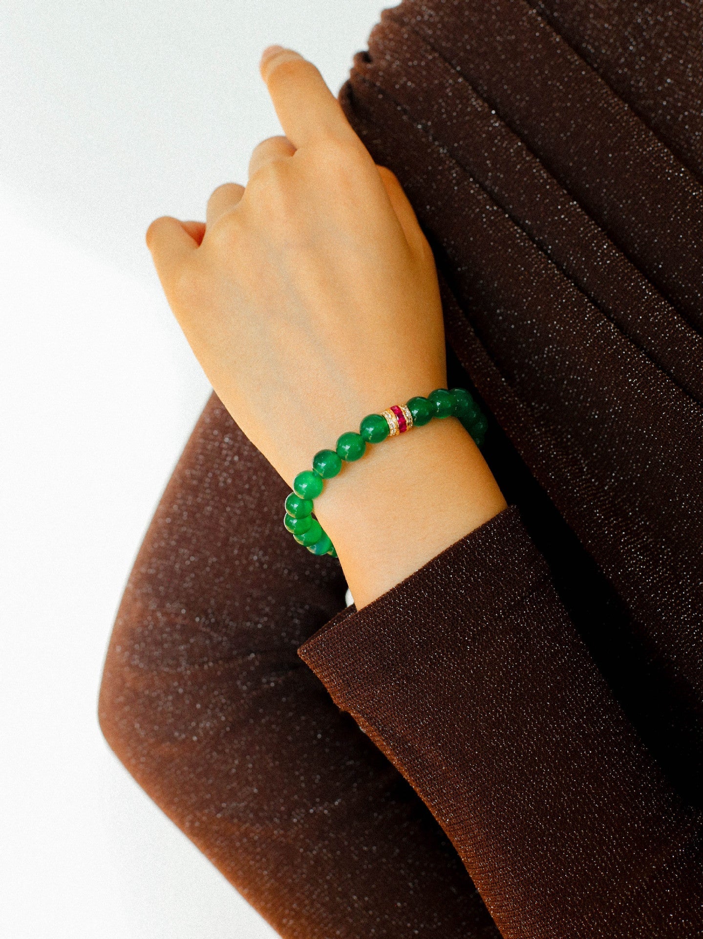 Fortune Flow Green Agate Bracelet - floysun