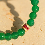 Fortune Flow Green Agate Bracelet - floysun