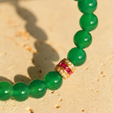 Fortune Flow Green Agate Bracelet - floysun
