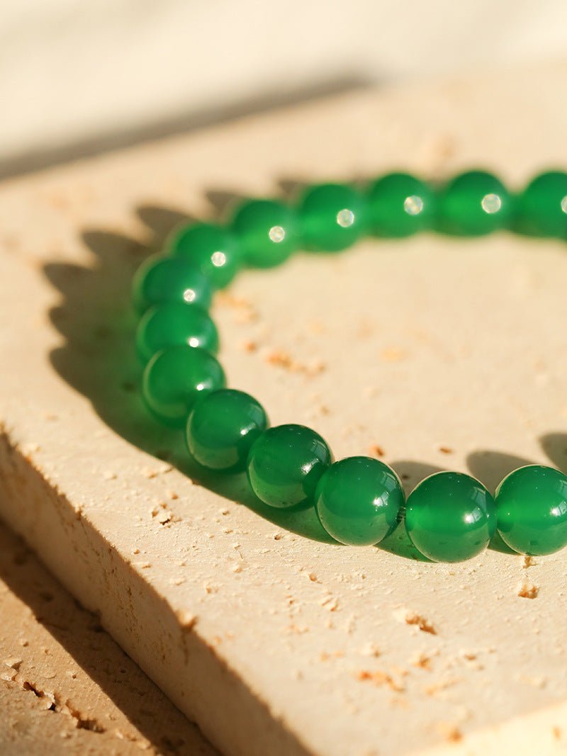 Fortune Flow Green Agate Bracelet - floysun