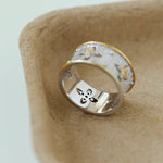 Galaxy Carved Star Brushed Ring - floysun