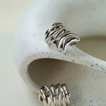 Geometric Twisted Metal Earrings - floysun