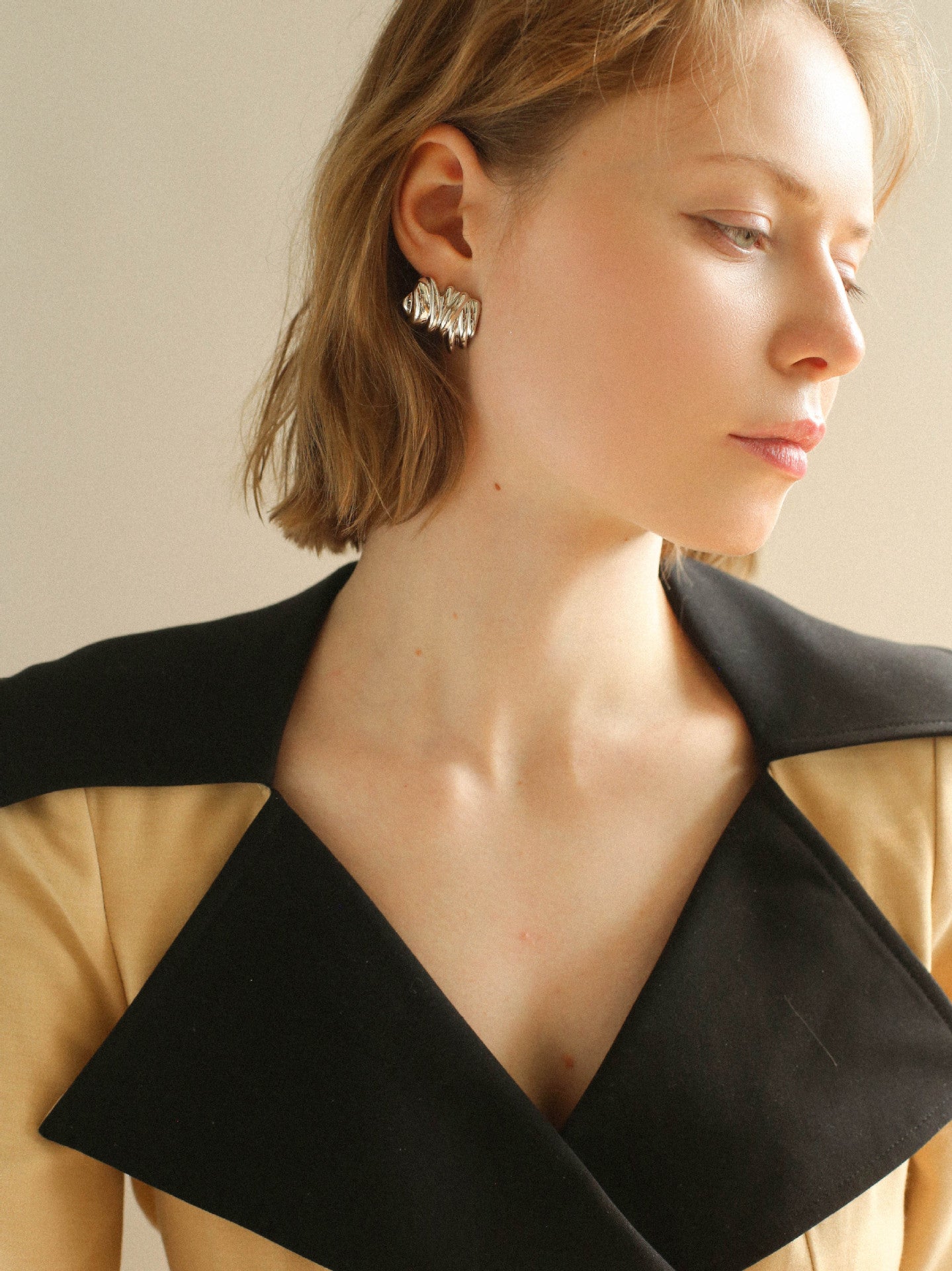 Geometric Twisted Metal Earrings - floysun