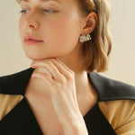 Geometric Twisted Metal Earrings - floysun
