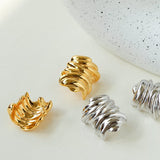 Geometric Twisted Metal Earrings - floysun