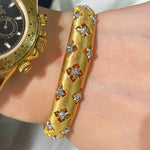 Gilded Clover Filigree Cuff - floysun