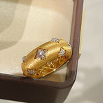 Gilded Clover Filigree Ring - floysun