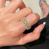 Gilded Lace Radiance Ring - floysun