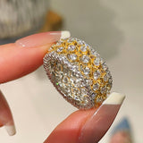 Gilded Lace Radiance Ring - floysun