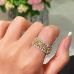 Gilded Lace Radiance Ring - floysun