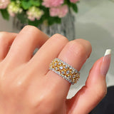 Gilded Lace Radiance Ring - floysun