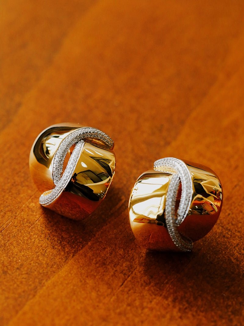 Glossy Cross Dome Studs - floysun