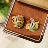 Glossy Cross Dome Studs - floysun