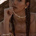 Golden Bean Staggered Pearl Bracelet - floysun