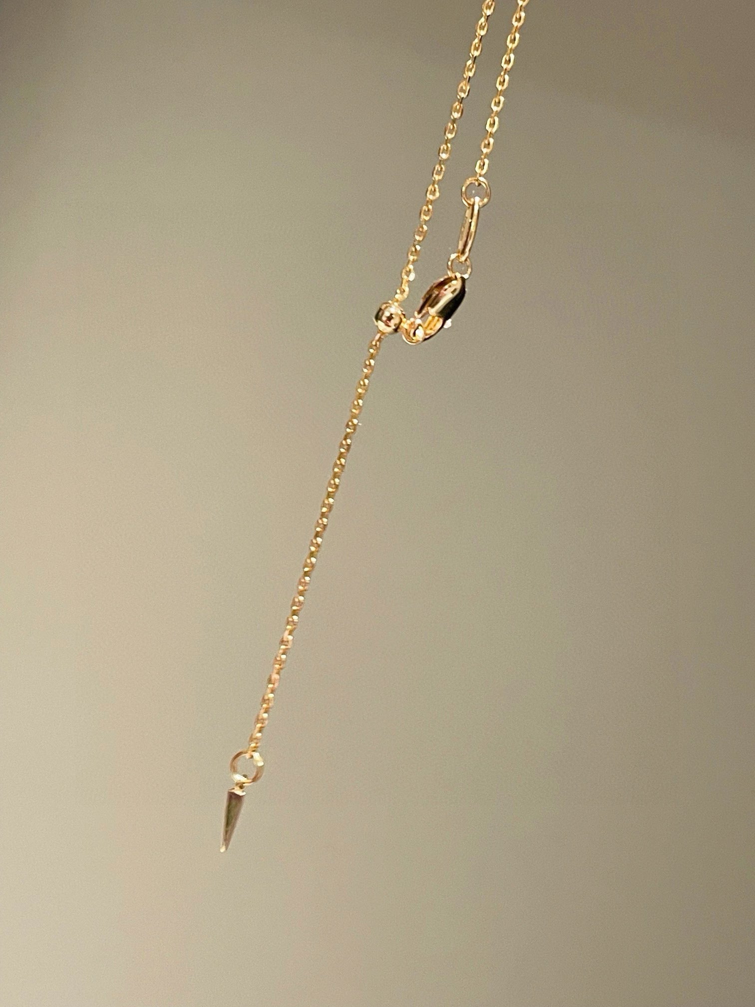 Golden Glow Solitaire Necklace - floysun