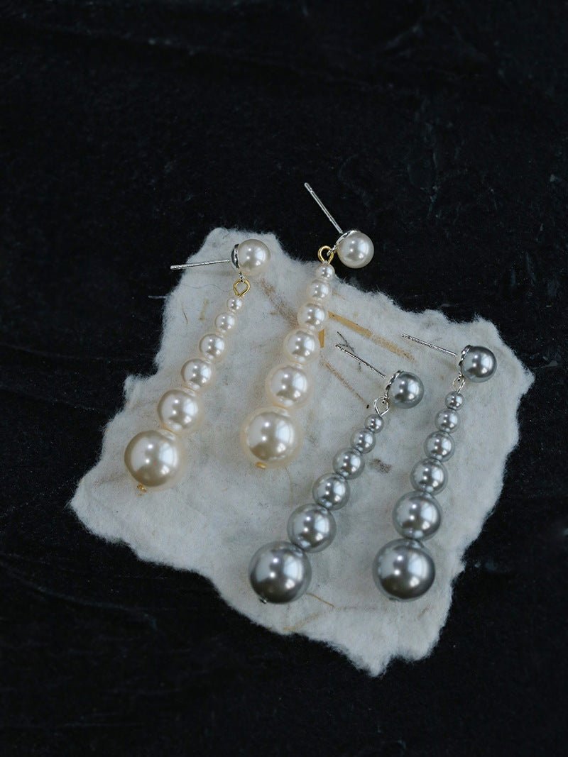 Gradient Pearl Drop Earrings - floysun