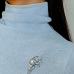 Gray Mabe Pearl Bouquet Brooch Elegant & Timeless Design - floysun