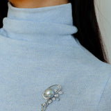 Gray Mabe Pearl Bouquet Brooch Elegant & Timeless Design - floysun