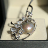 Gray Mabe Pearl Bouquet Brooch Elegant & Timeless Design - floysun