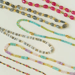 Gray Moonstone Beads Necklace - floysun