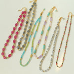 Gray Moonstone Beads Necklace - floysun