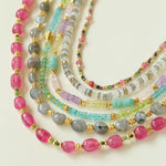 Gray Moonstone Beads Necklace - floysun