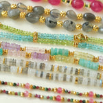 Gray Moonstone Beads Necklace - floysun