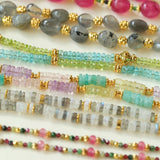Gray Moonstone Beads Necklace - floysun