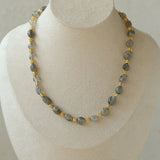Gray Moonstone Beads Necklace - floysun