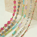 Gray Moonstone Beads Necklace - floysun