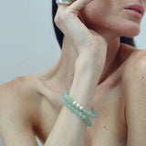 Green Eastern Jade Bead Bracelet - floysun
